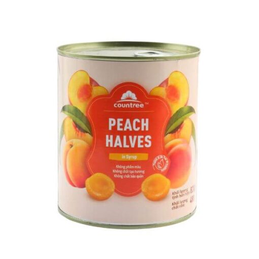 Đào Ngâm Countree Halves 820g