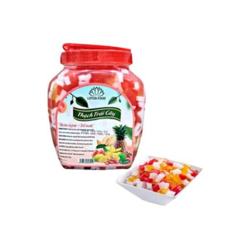 Thạch trái cây lotus hũ 2.5kg