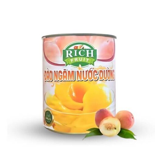Đào Ngâm Rich 825gr